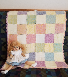 Yellow and Rainbow Blanket